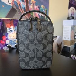 Coach Top Handle Crossbody In Signature Canvas