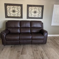 Flexsteel Henry Power Reclining Sofa & Loveseat – $3,200 (Paid $4,900 New!