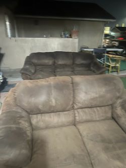 Free dark brown sofas