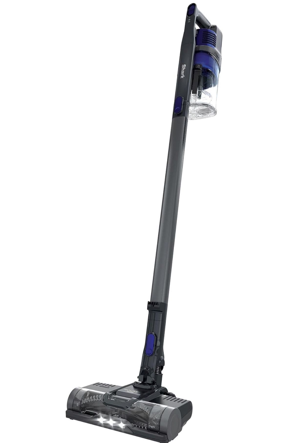 Shark IX141 Pet Cordless Stick Vacuum with XL Dust Cup, LED Headlights, Removable Handheld Vac, Crevice Tool, Portable Vacuum for Household Pet Hair,