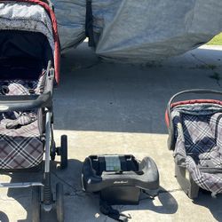 Eddie Bauer Stroller And Car Base Combo