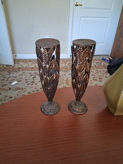 Copper Candle Holders 