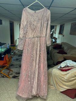 Pink beaded dress