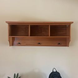 Wall Cubbies And  3 Hooks Furniture