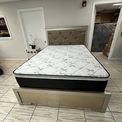 NEW  QUEEN SIZE  MATTRESS PILLOWTOP AND BOX SPRING FREE DELIVERY 