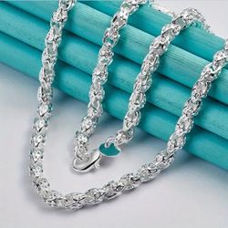 Sparkling 925 Sterling Silver Necklace for you or Someone Special 