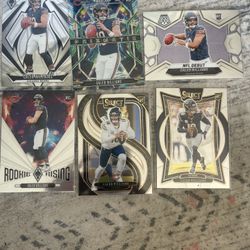 Caleb Williams Rookie Card Lot(6)