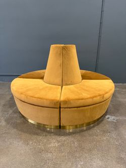 6’ Round Couch - Custom Made