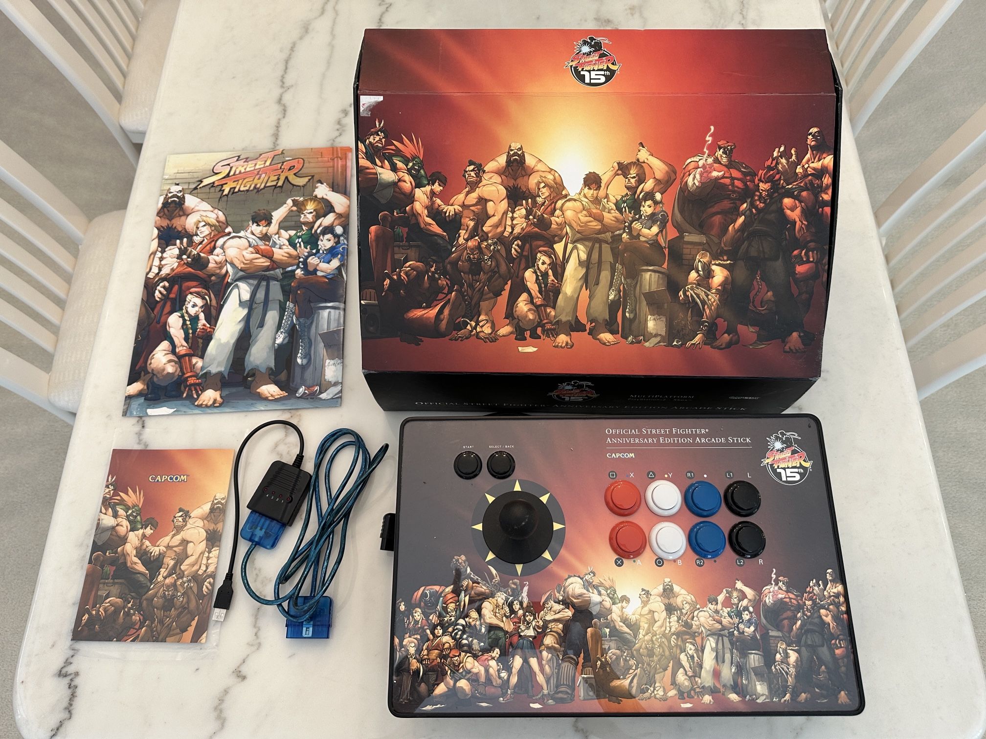 NubyTech Official Street Fighter Anniversary Edition Arcade Stick