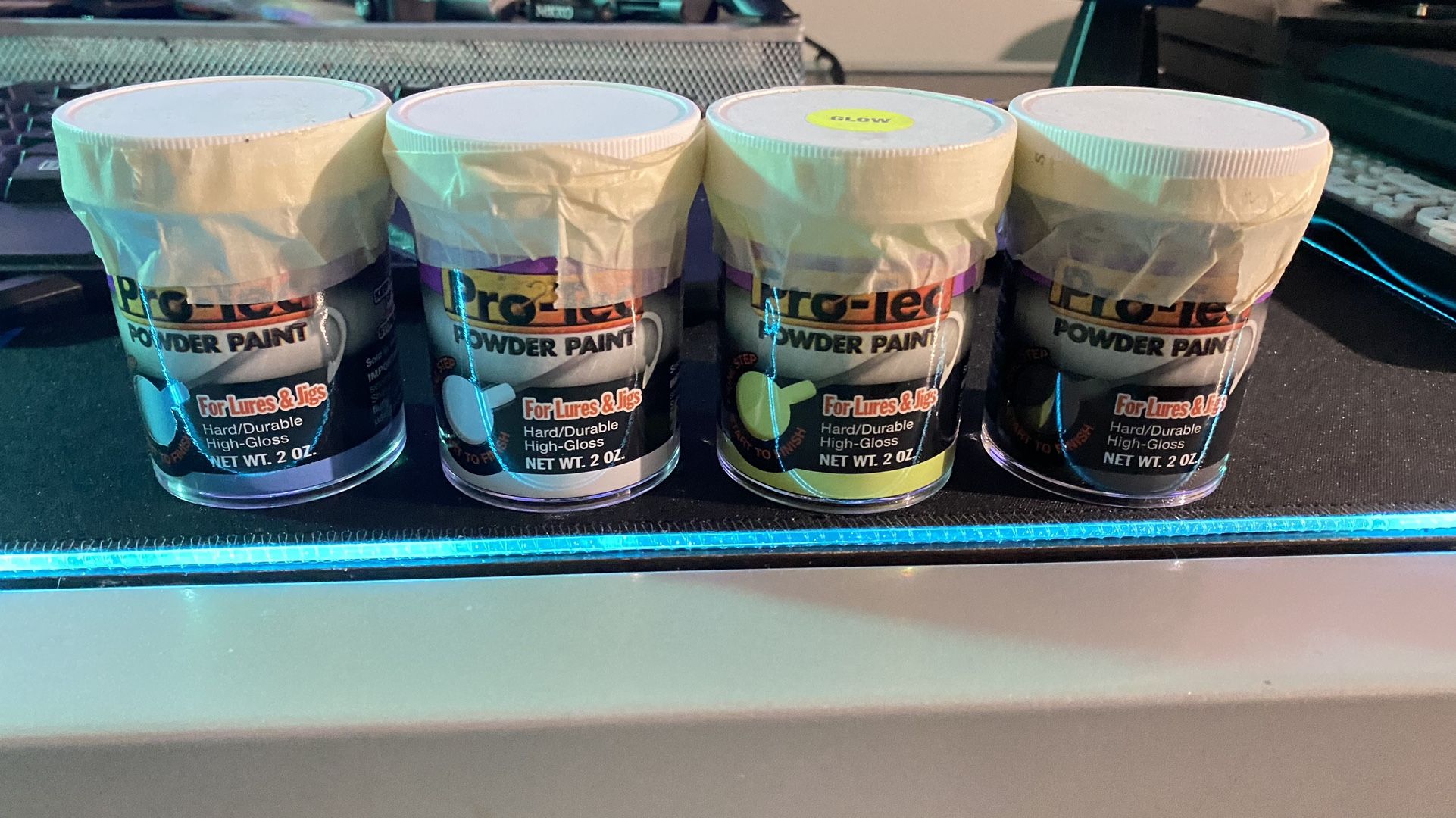 4 - Brand New Pro-Tek Powder Paint For Lures & Jigs