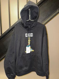 Kith x The Simpsons Family Size XL Stack Hoodie (Black), new and unused, originally released during the Spring/Summer 2021 collaboration. not respondi