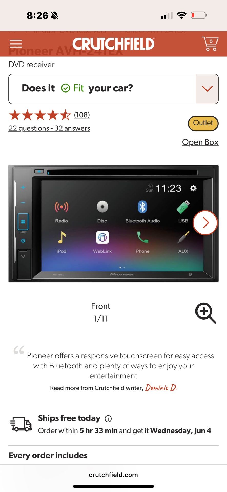 pioneer stereo