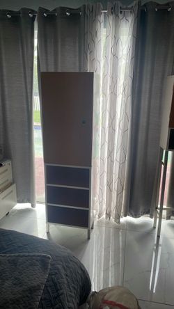 Tall Storage Cabinet with Shelves