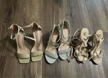 Bundle 3 pair of heels for $12