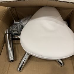 White Seat With Wheels Brand New
