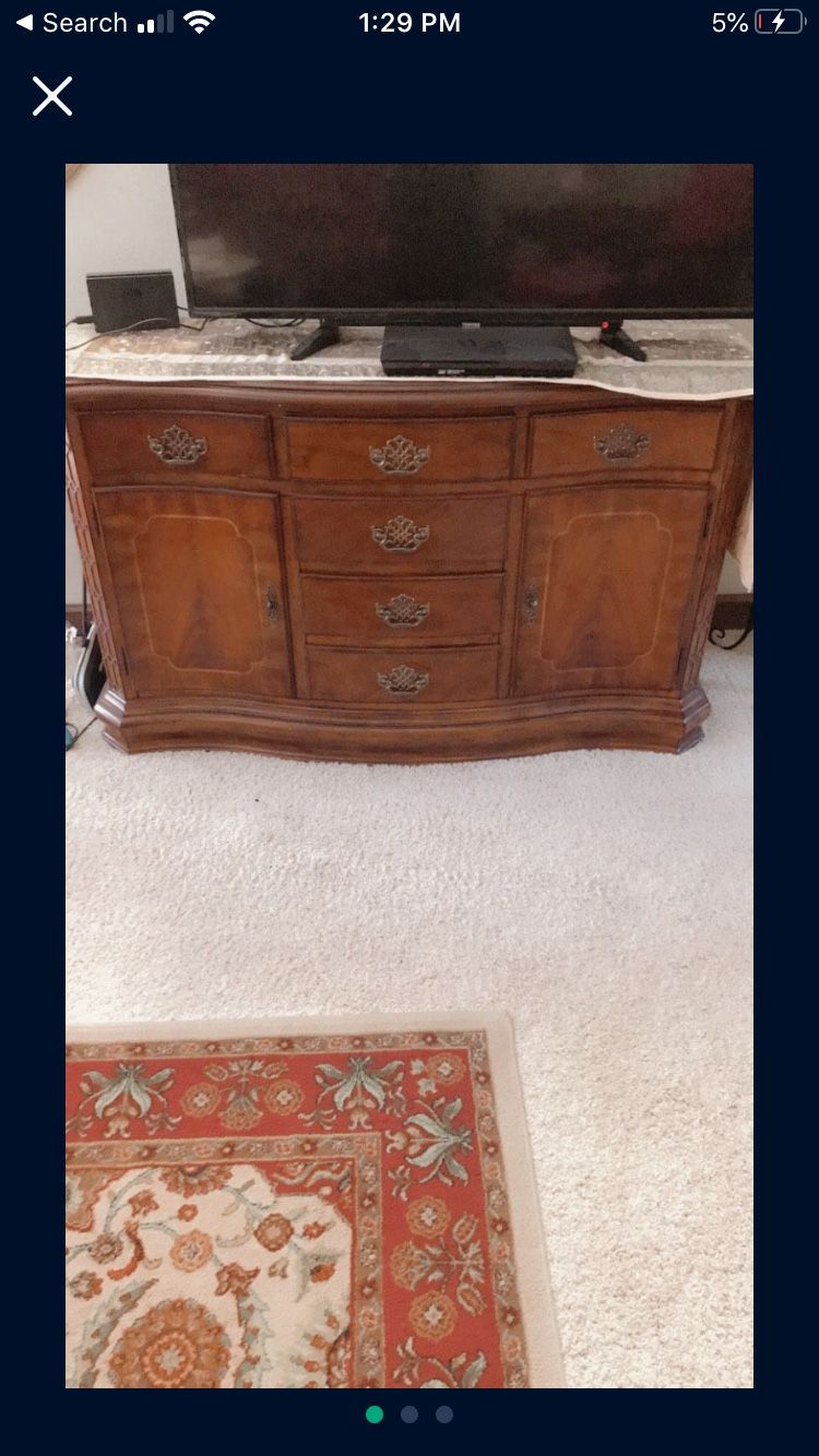 Antique Classic New Dresser Or Console, Side Table