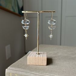 Celestial Star Statement Earrings ( 2” ) firm on price