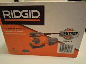 Rigid 1/4 Sheet Sander NEW 