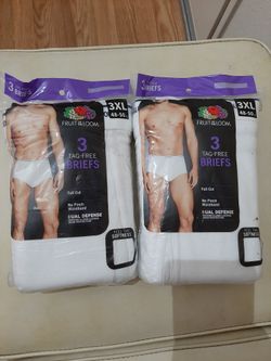 Two NEW packages Men's briefs FOTL 3XL