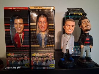 4 2001 Collectible NSYNC Bobbleheads