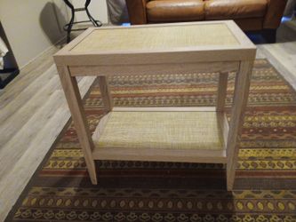 2 shelf wood cabinet 24" h. 24" w