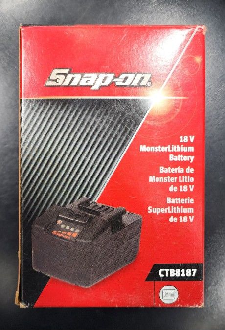 Snap On 18v Monster Lithium Battery