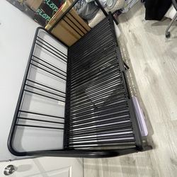 Twin pull out bed with frame and 1 twin mattress