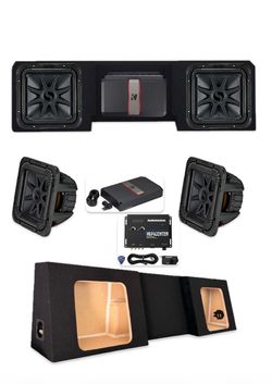 NEW POWERFUL BASS PACKAGE KICKER L7s 12” INSTALLED FOR SINGLE CAB TRUCKS
