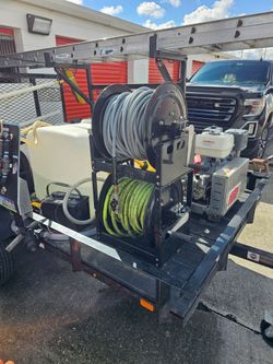 Pressure Washing Trailer And Soft Wash