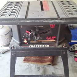 Craftsman benchtop store table saw