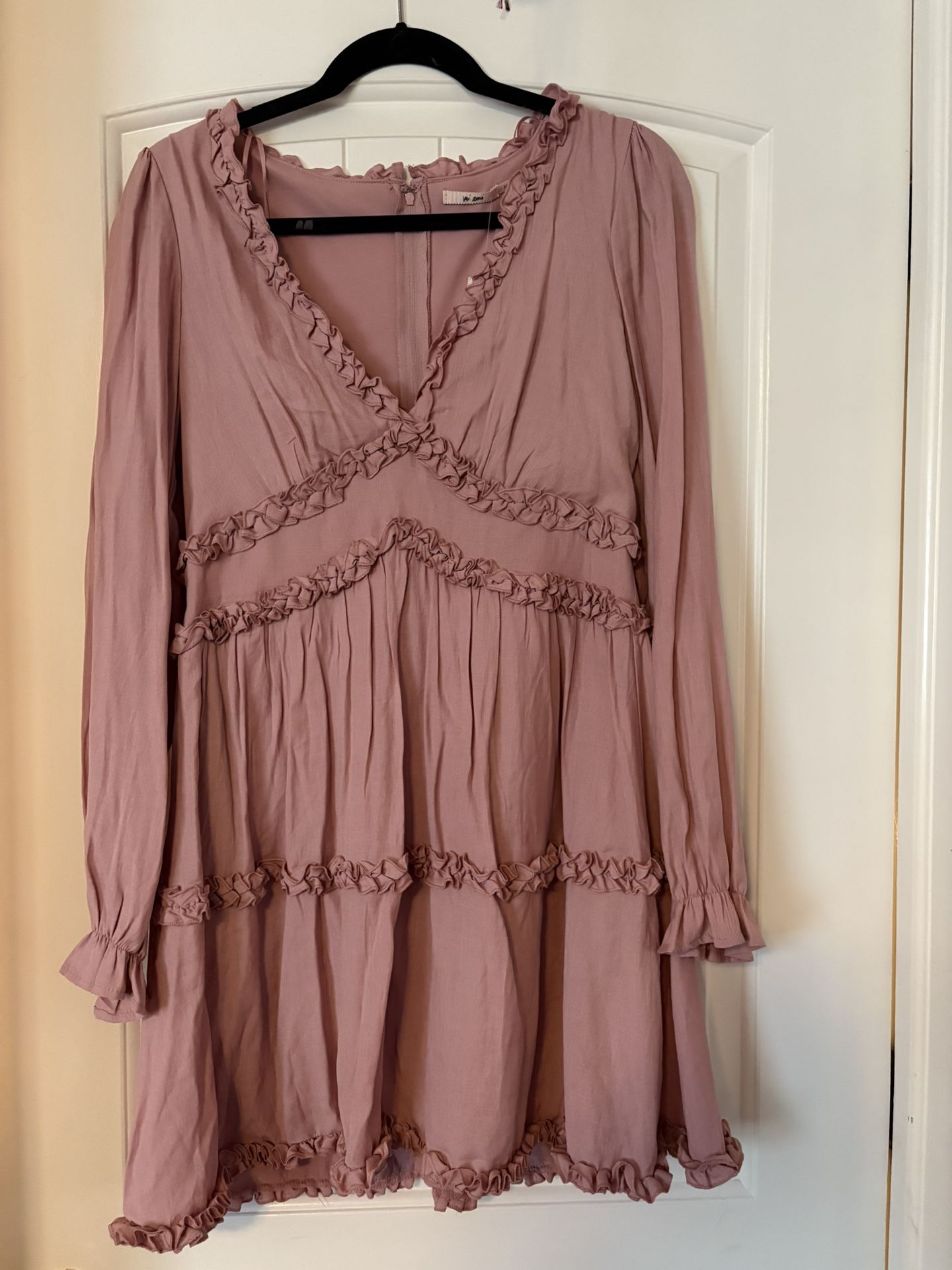 Francesca’s Dusty Rose Light Pink Dress 