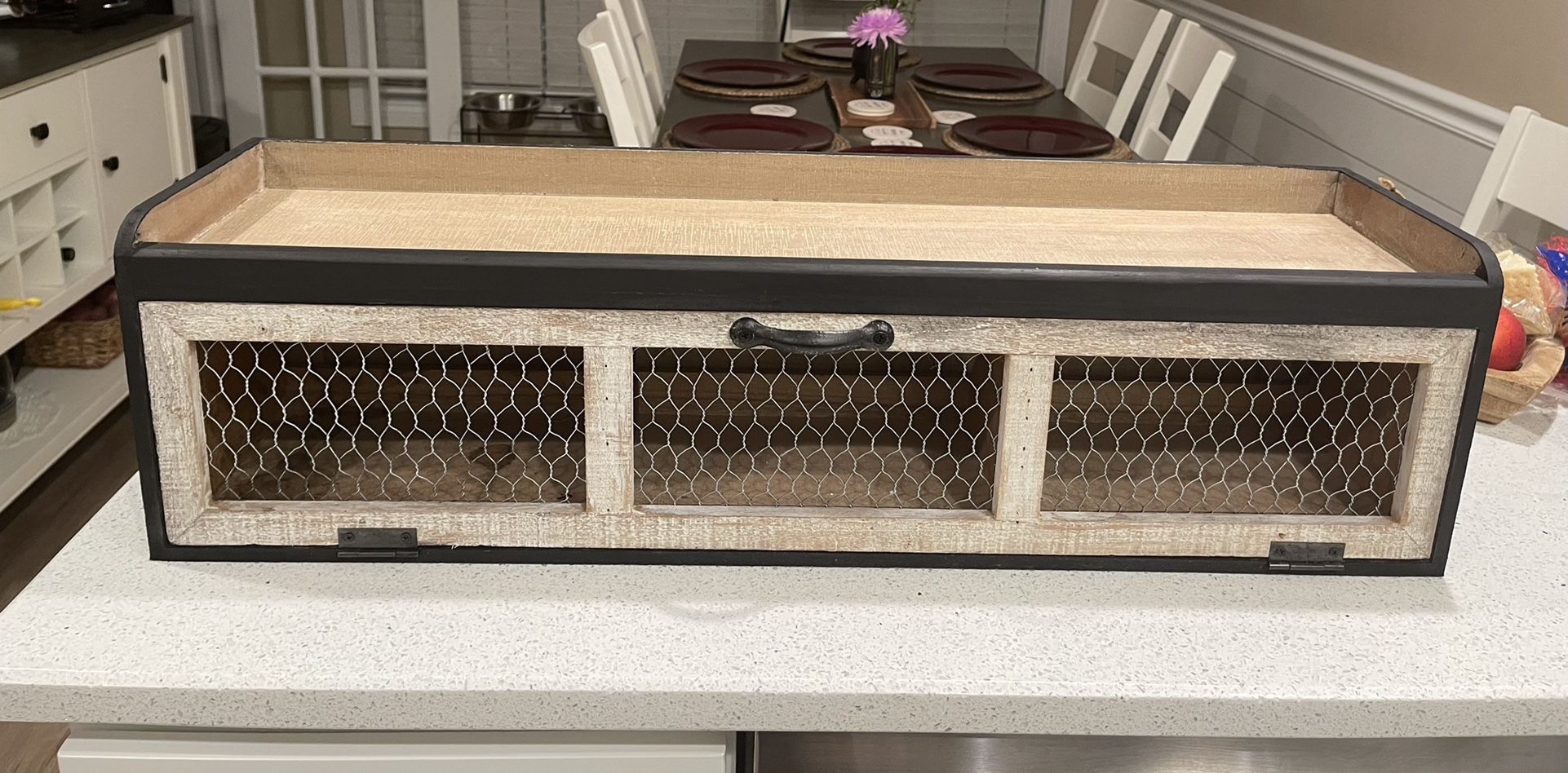 Hobby Lobby Chicken Wire Wood Shelf