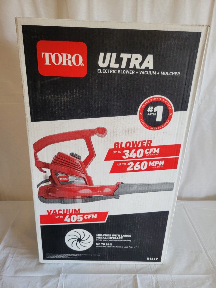 BRAND NEW Toro Ultra Corded Handheld Leaf Blower