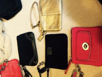 4 wristlet Coach
