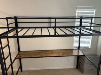 Like new - Twin Loft Bed IKEA