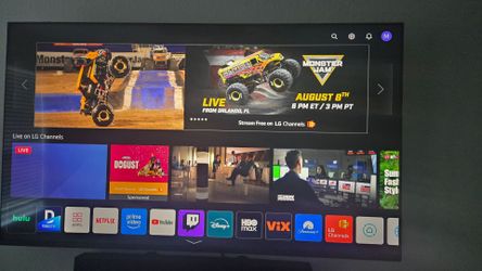 65 in LG SmartTV