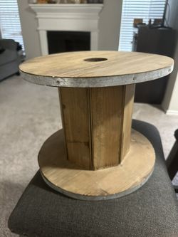 Rustic Wood Cable Spool