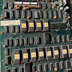 working vintage Sega Bank Panic With JAMMA arcade video game board PCB C104