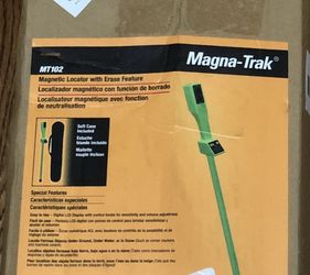 CST/berger 19-557 Magna-Trak MT 102 Magnetic Locator with Soft Case