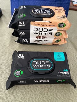 Dude Wipes XL Flushable Wipes Bundle
