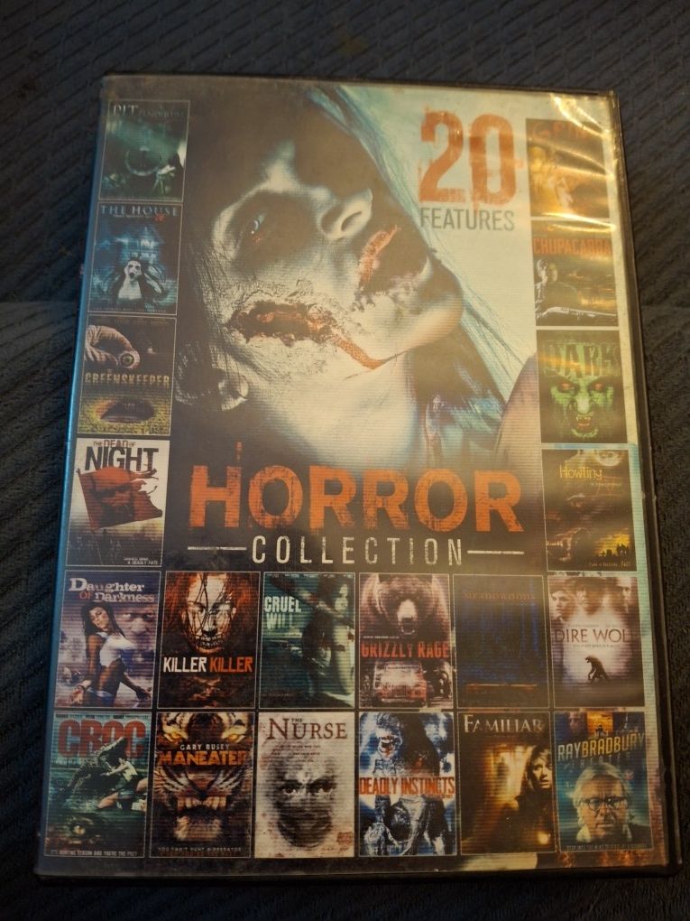Horror Collection: 20 Features, DVDs, $18.95, OBO.