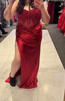 Red prom dresss