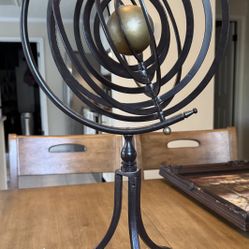 Vintage Copernican Armillary Sphere | Orbit Globe | Solar System Sundial