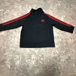 Adidas Baby Boy 13m Track Jacket Black Red 