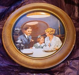 Norman Rockwell "THE BIRTHDAY WISH" Sixth Plate