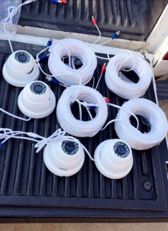 4 CCTV Security Cameras With Recorder❗️INSTALLED❗️INSTALADAS 💯