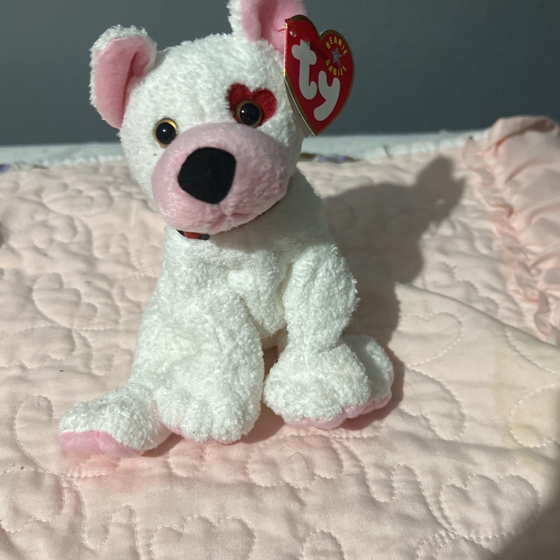 TY Beanie Baby, White