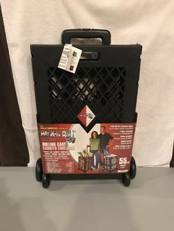PACK-N-ROLL MESH ROLLING CART