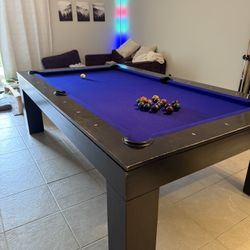 8ft Brunswick Pool Table W/ Balls