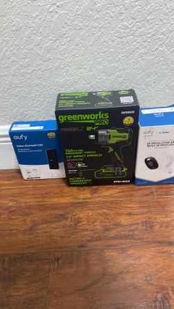 New Greenworks Pro Drill and 2 Gufy Cameras ALL FOR $100